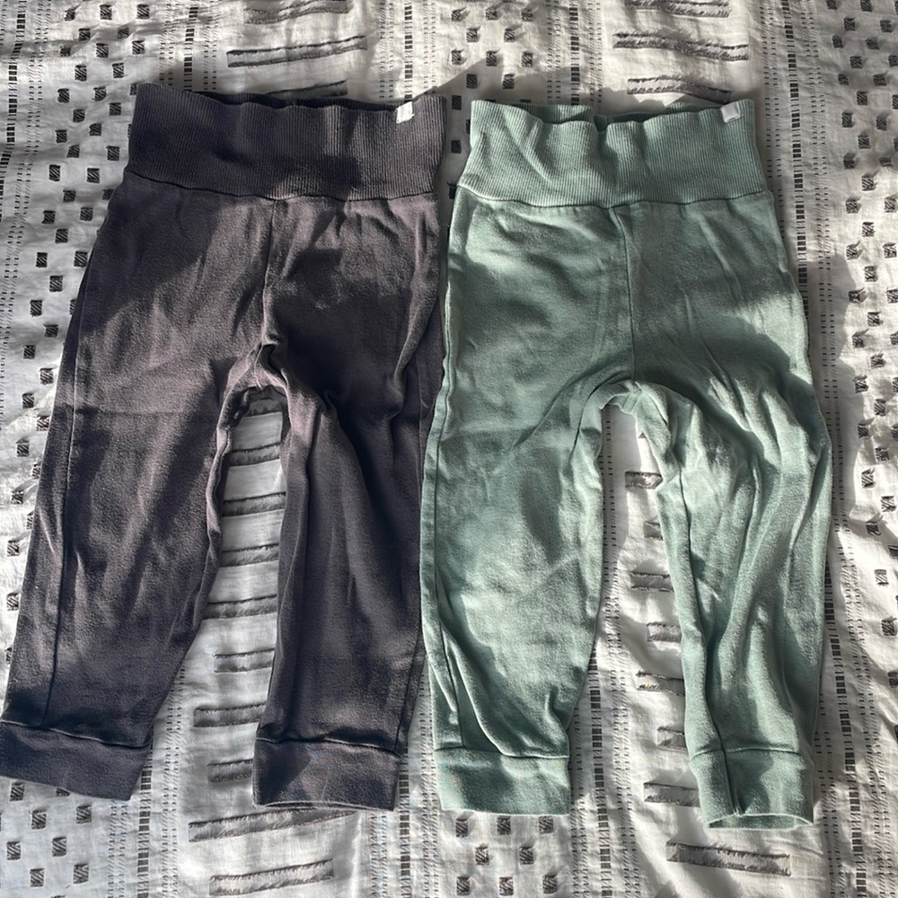 Little Planet Organics by Carter’s (2)Toddler jogger pants fold-over waist- 24m